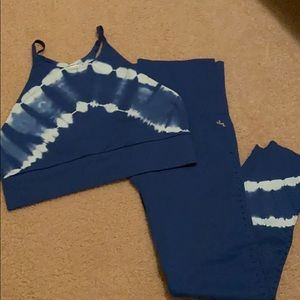 JoyLab Tie Dye Bra and Legging Set
